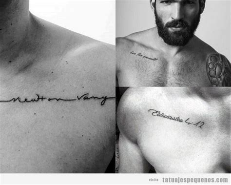 tatuajes pecho hombre pequeos|Tatuajes pequeños para hombres en el pecho con。